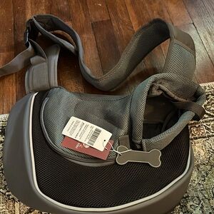 YUDODO Petdog sling carrier. Mesh breathable, adjustable strap in grey Amazon